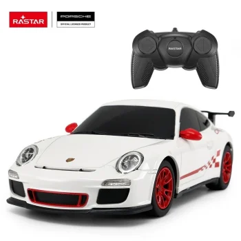 Tālvadības automašīna Rastar Porsche 911 GT3 RS 1:24, balta
