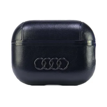 Audi Leather Big Logo maciņš AirPods Pro 2, melns