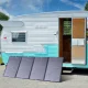 Choetech SC010 salokāms saules lādētājs 160W, melns