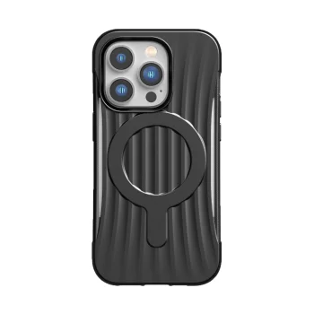 Raptic Clutch Built vāciņš iPhone 14 Pro ar MagSafe, melns