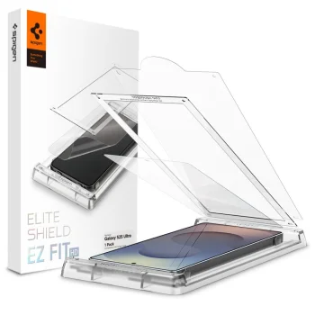 Spigen Elite Shield EZ FIT hibrīda aizsargstikls Samsung Galaxy S25 Ultra caurspīdīgs