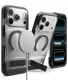 Ringke UX Magnetic vāciņš iPhone 18 Pro Max / 17 Pro Max ar MagSafe un statīvu, caurspīdīgs