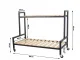 Divlīmeņu plaukts uz riteņiem terasei, dārzam, mājām | Wooden Two-level Shelf on Wheels