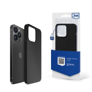 3mk Silicone Case vāciņš iPhone 13 Pro Max, melns