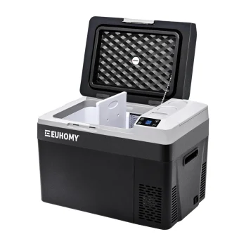Euhomy CF008-30BL 30L pārnēsājams auto ledusskapis, melns