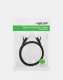 Ugreen plakanais interneta kabelis RJ45 Cat 6 UTP 1 Gbps 2m, melns