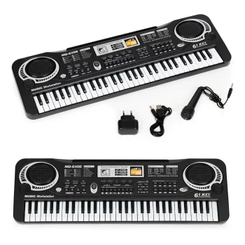 Bērnu sintezators Multistore HC158194 ar mikrofonu, 61 taustiņš