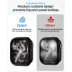 Spigen Thin Fit 360 viedpulksteņa vāciņš ar aizsargstiklu Apple Watch 42mm, melns