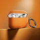 Puro Icon silikona maciņš AirPods Pro 3 austiņām ar karabīni, oranžs