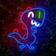 Forever Light JURASSIC BABY DINO LED Neona Lampa, Zila