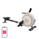 Magnētiskais airēšanas trenažieris DeerRun RW600, balts
