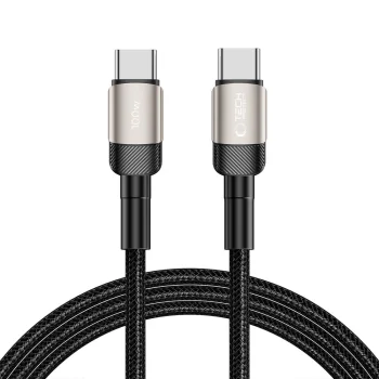 Tech-Protect UltraBoost Evo USB-C / USB-C kabelis 100W 2m, titāna