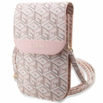 Guess pleca somiņa tālrunim G Cube Stripe, rozā