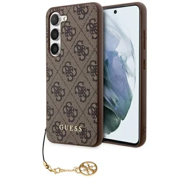 Guess Samsung Galaxy A35 vāciņš 4G Charms Collection, brūns