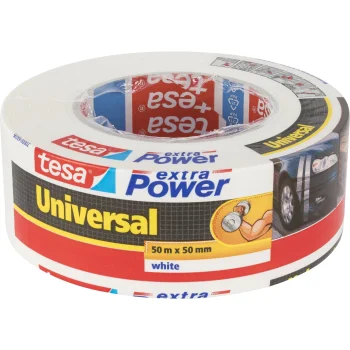 Tesa auduma līmlente extra Power 50 m x 50 mm, balta 56389