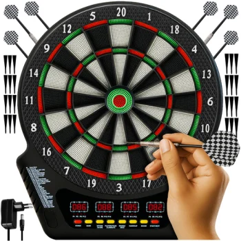 Trizand 26307 elektroniskais šautriņu mērķis (darts) ar piederumiem