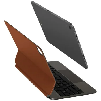 Uniq Venno Pro magnētiskais vāciņš ar tastatūru iPad 11" / Air 11" / Pro 11", brūns