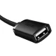Baseus USB 2.0 pagarinātājs 0.5m AirJoy Series, melns