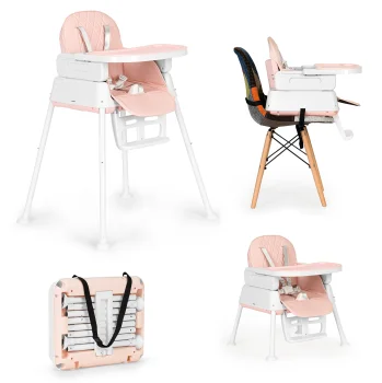 Ecotoys 3-in-1 saliekams bērnu barošanas krēsliņš