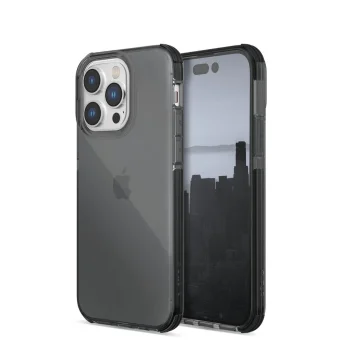 Telefona vāciņš Raptic Clear iPhone 14 Pro Max ar MagSafe atbalstu, melns