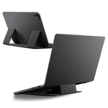 Portatīvā datora statīvs Spigen SlimFold LD201-S8 līdz 16", Gray