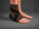 Elastīgs potītes stabilizators, pelēks/oranžs