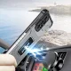 Hibrīda vāciņš Crystal Ring Case priekš Samsung Galaxy A72 4G ar gredzenu, zaļš