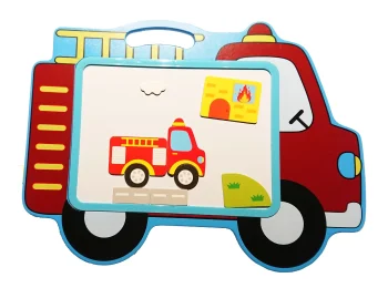 Bakalu divpusēja magnētiskā un krīta tāfele Auto ar magnētiem