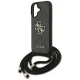 Guess 4G Big Logo Cord Strap Crossbody vāciņš iPhone 17, melns