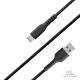 Sbs USB-A uz USB-C kabelis 1.5m, melns
