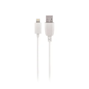 Maxlife USB-A uz Lightning kabelis 3.0m 2A, Balts