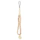 Guess Chain Metal 4G Charm tālruņa piekariņš, rozā