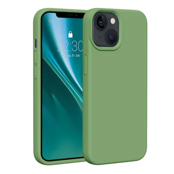 Etteri Silicone Case vāciņš Apple iPhone 14, gaiši zaļš