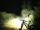 Velosipēda priekšējais lukturis / lukturītis ar Powerbank, 3x LED CREE XM-L T6, Melns