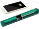 Bezvadu keramiskais matu taisnotājs 2-in-1 ar LCD un Power Bank funkciju, Zaļš