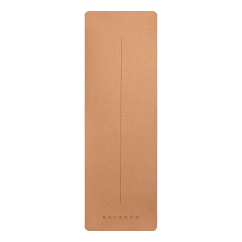 Balance Cork Rubber jogas paklājiņš, 183x61 cm, 4 mm