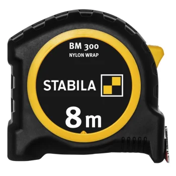 Mērlente STABILA BM 300, 8 m, melna / dzeltena
