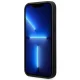 BMW Leather Carbon vāciņš Apple iPhone 14 Pro, melns
