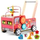 Koka Stūmjamais Stūmējs Staigulis \"Ugunsdzēsēju brigāde\" RK-873 Ricokids | Wooden Push Walker