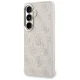 Vāciņš Guess 4G Embossed Ring MagSafe Samsung Galaxy S26+, rozā