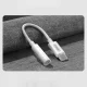 Joyroom SH-C1 3.5mm Mini Jack (sieviešu) uz USB-C (vīriešu) adapteris, balts