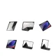 Dux Ducis Samsung Galaxy Tab S10 FE / S9 / S9 FE atverams vāciņš maciņš grāmatiņa Magi, melns