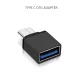 Maclean MCE470 OTG adapteris USB-A uz USB-C, Melns