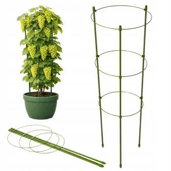 Augu balsts ar 3 riņķiem 120 cm DIVODV