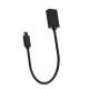 Wozinsky WOTGY1S USB-C uz USB-A 3.0 OTG pāreja, melna