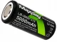 Litija jonu akumulators 26650 5000mAh 3.7V, 1 gab., melns