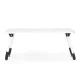Saliekams portatīvā datora gultas galdiņš ModernHome 60x40 cm, balts