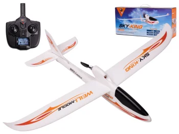 Tālvadības lidmašīna WLtoys Sky King F959S 2.4GHz, Oranža