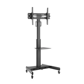 Mobilais statīvs televizoriem un displejiem 32"-65", melns