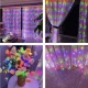 Telcon LED gaismas aizkars, 300 LED, 3 x 3 m, daudzkrāsains